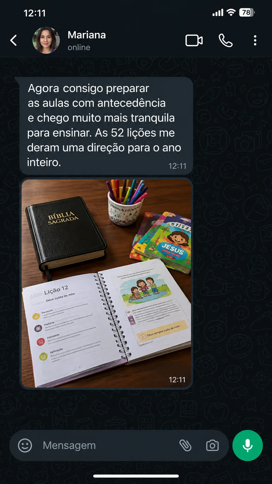 Depoimento de Juliana